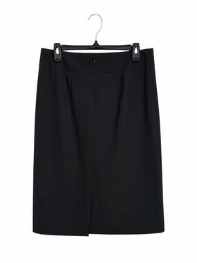 Talbots Black Wool Pencil Skirt – Women’s Size 10 – Lined Stretch Career Skirt